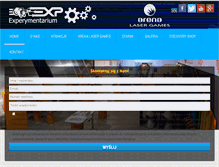 Tablet Screenshot of experymentarium.pl